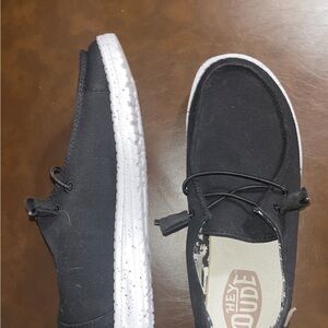 Hey Dude Black Casual Shoes